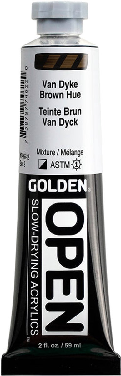 Golden Acrylverf Van Dyke Bruin Tint 59 ml