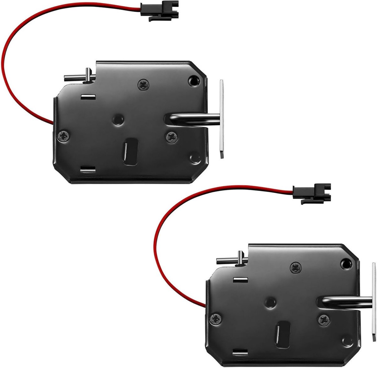 SnelShoppen - Set van 2 Elektronische Kastslot, 12V DC Toegangscontrolesysteem, Sluitingssysteem voor Kast, Lade en Beveiligingsdeur met Knop