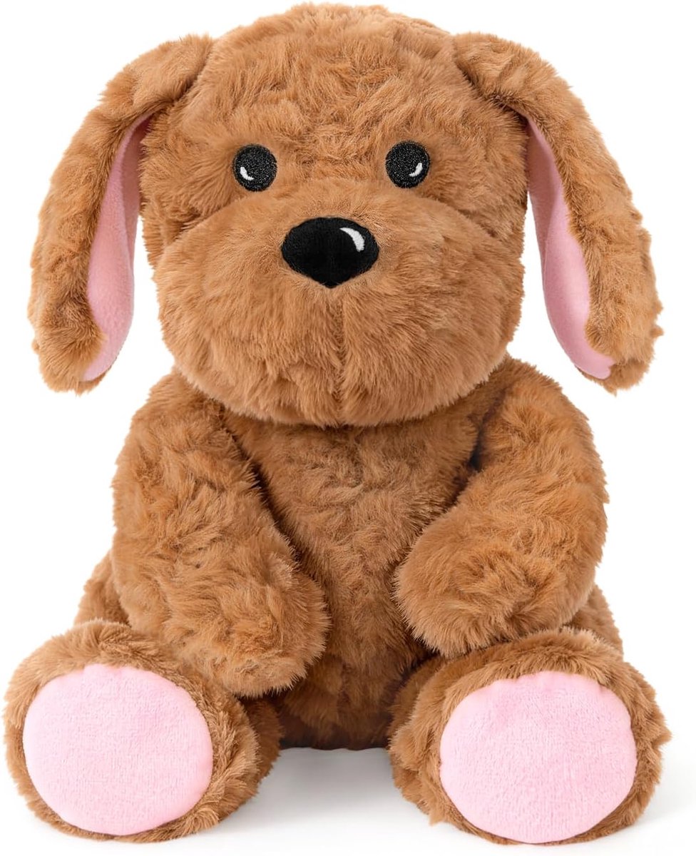 SnelShoppen - Heat Cushion Knuffeldier voor Honden, Warm Plush Kussen, 0.8 kg, Verwarmbaar in Magnetron, Koud Kompres, Perfect voor Kinderen en Volwas