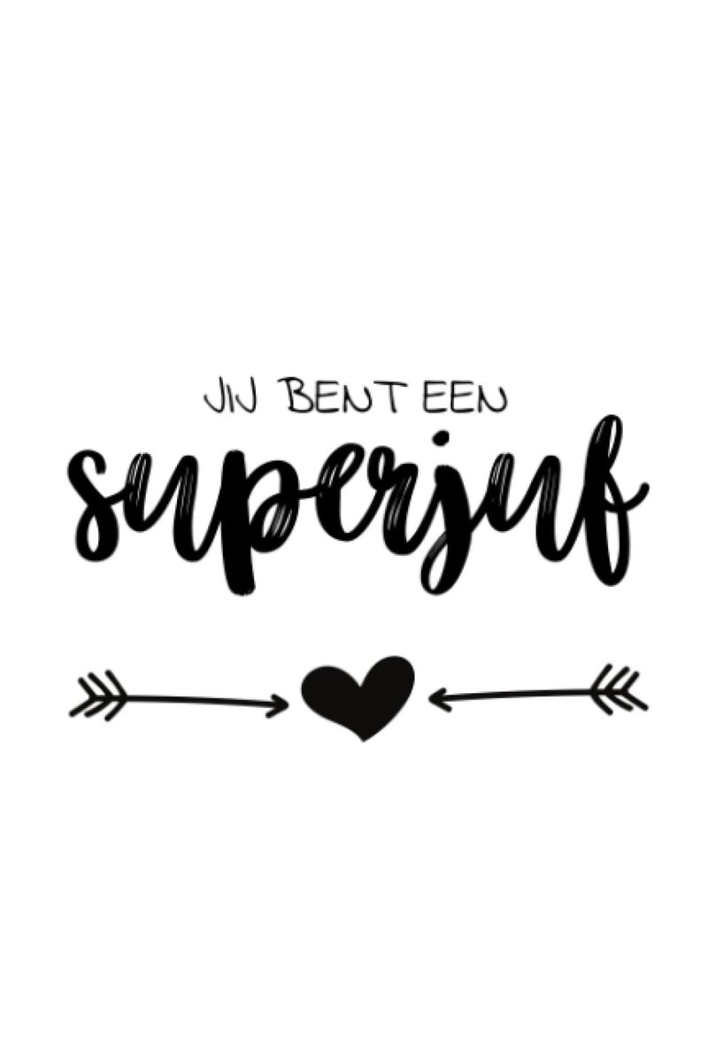 SnelShoppen - Superjuf Notitieboek A5 Formaat | Cadeautje voor Juf | Leuke Design | Perfect voor School, Werk en Creatieve Projecten | 80 Pagina's | H
