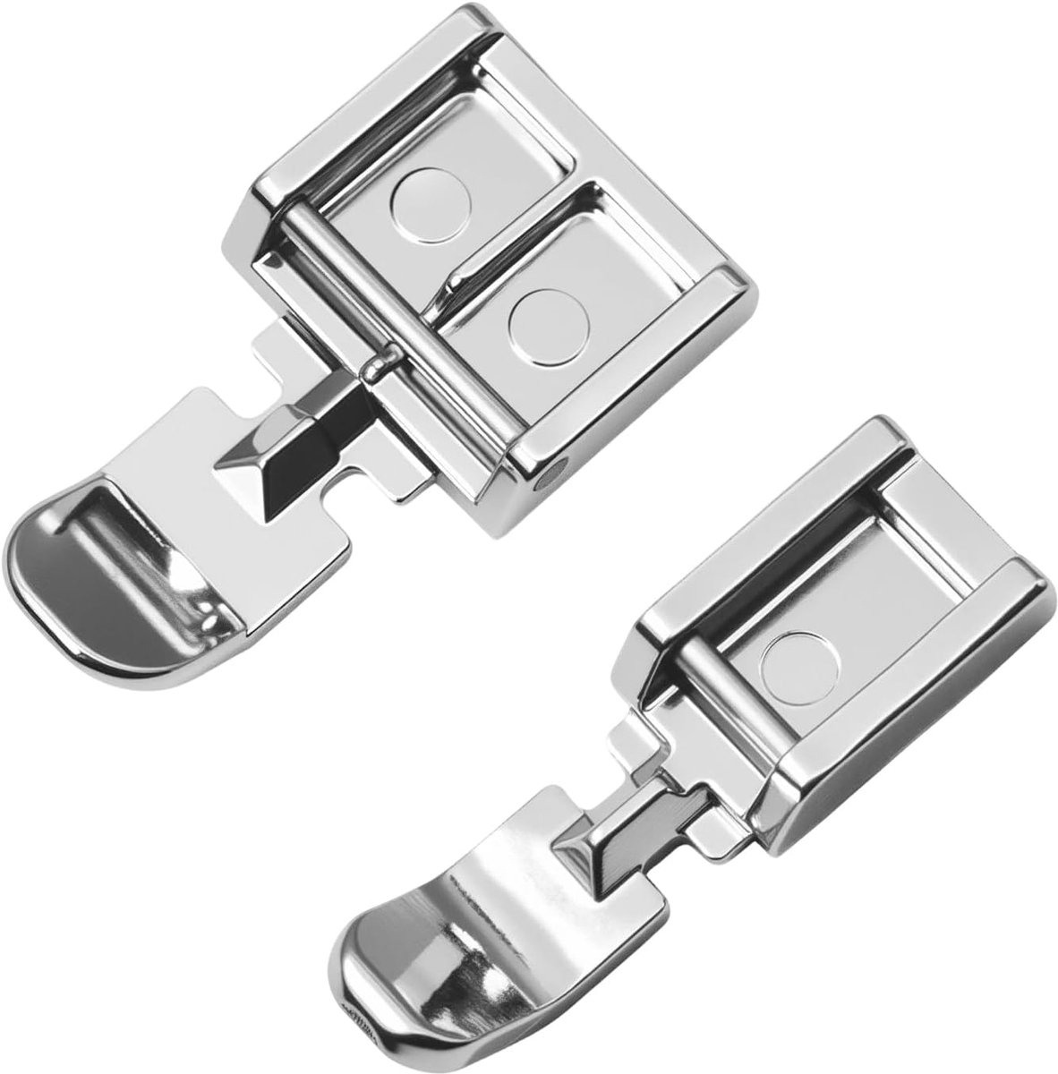SnelShoppen - Magnetische Naadgeleider voor Naaimachines met 2 Universele Klemmen - Hoogwaardige RVS Naaivoet, Multifunctionele Accessoires voor Thuis