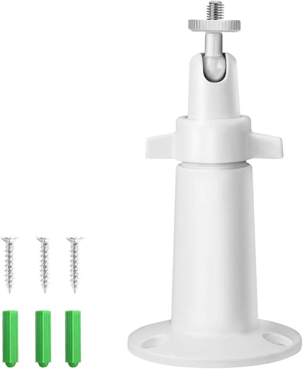 SnelShoppen - Verstelbare Wandbeugel voor Babycamera's en Beveiligingscamera's, Universele Compatibiliteit, 1/4 Inch Schroefdraad, Geschikt voor Eufy,
