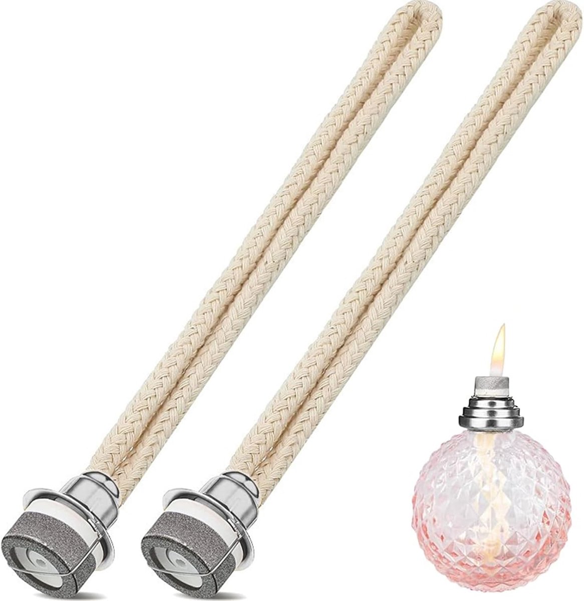 SnelShoppen - Pack van 2 geur lampen voor Berger lamp - Vervangende brander accessoires met luchtcontrole, katalytische brander, keramische structuur,