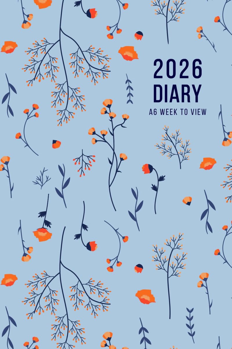 SnelShoppen - 2026 A6 Week to View Planner - A6 Agenda met 52 weken, Datering van Jan 2026 tot Dec 2026, Weekoverzicht, To-Do Lijsten, Notities, Oranj