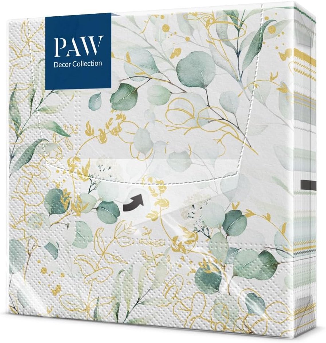 SnelShoppen - Kleurrijke Papieren Servetten 3 Laags 33 x 33 cm I 20 Stuks I Perfect voor Feestjes, Verjaardagen, Bruiloften en Communie I Tafel Decora