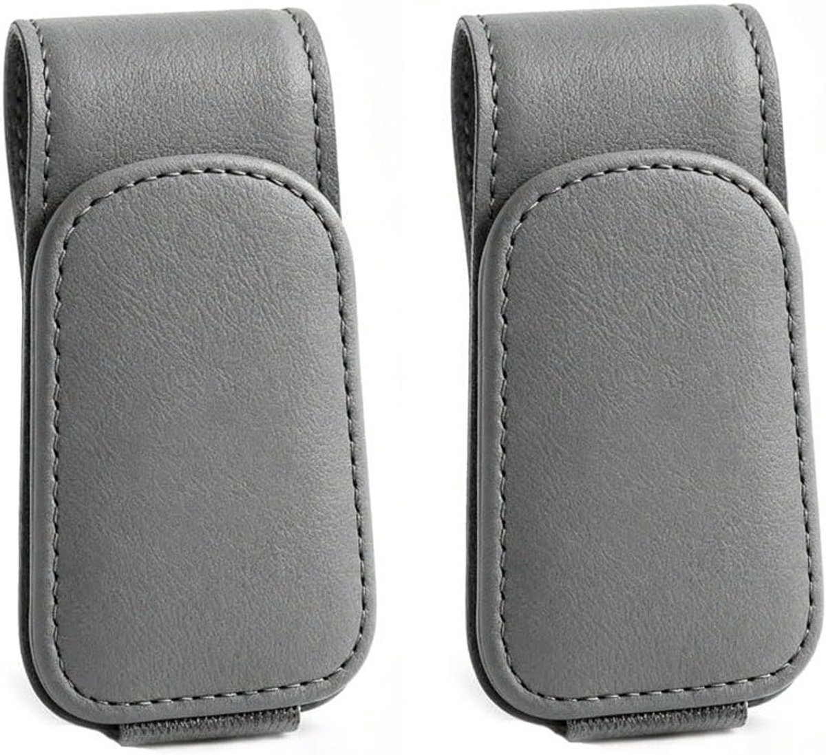 Set van 2 Grijze Schouderpadden | Zachte Bekleding, Universele Geschiktheid, Comfortabele Pasvorm voor Diverse Jassen