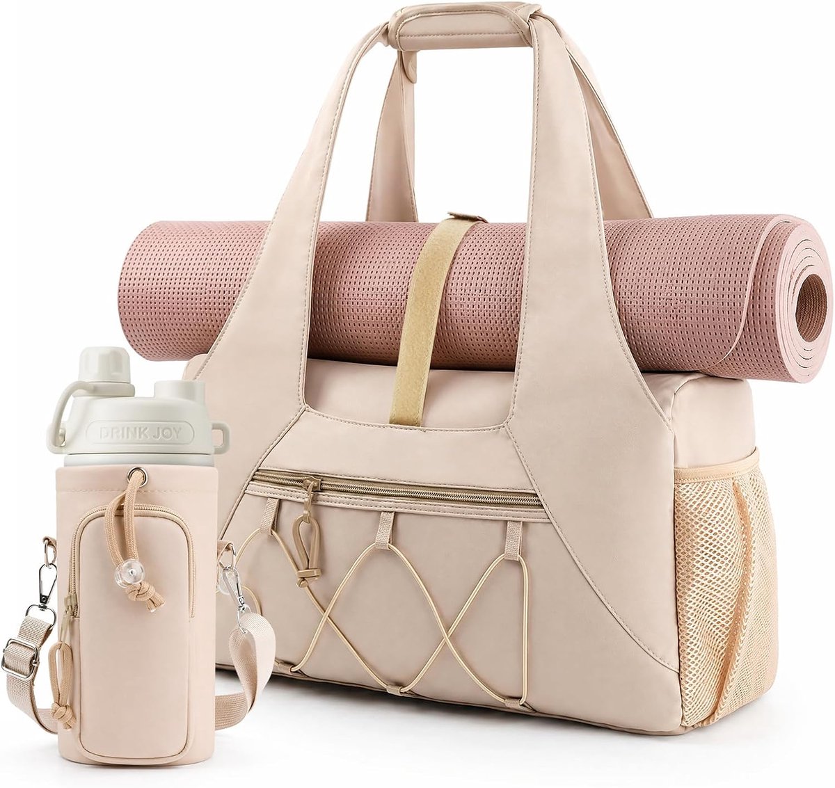 SnelShoppen - Sporttas Damesreistas Gymtas met Schoenenvak en Natvak, Lichtgewicht Waterdicht Oxford, Grote Capaciteit 45 cm, Perfect voor Fitness, Yo
