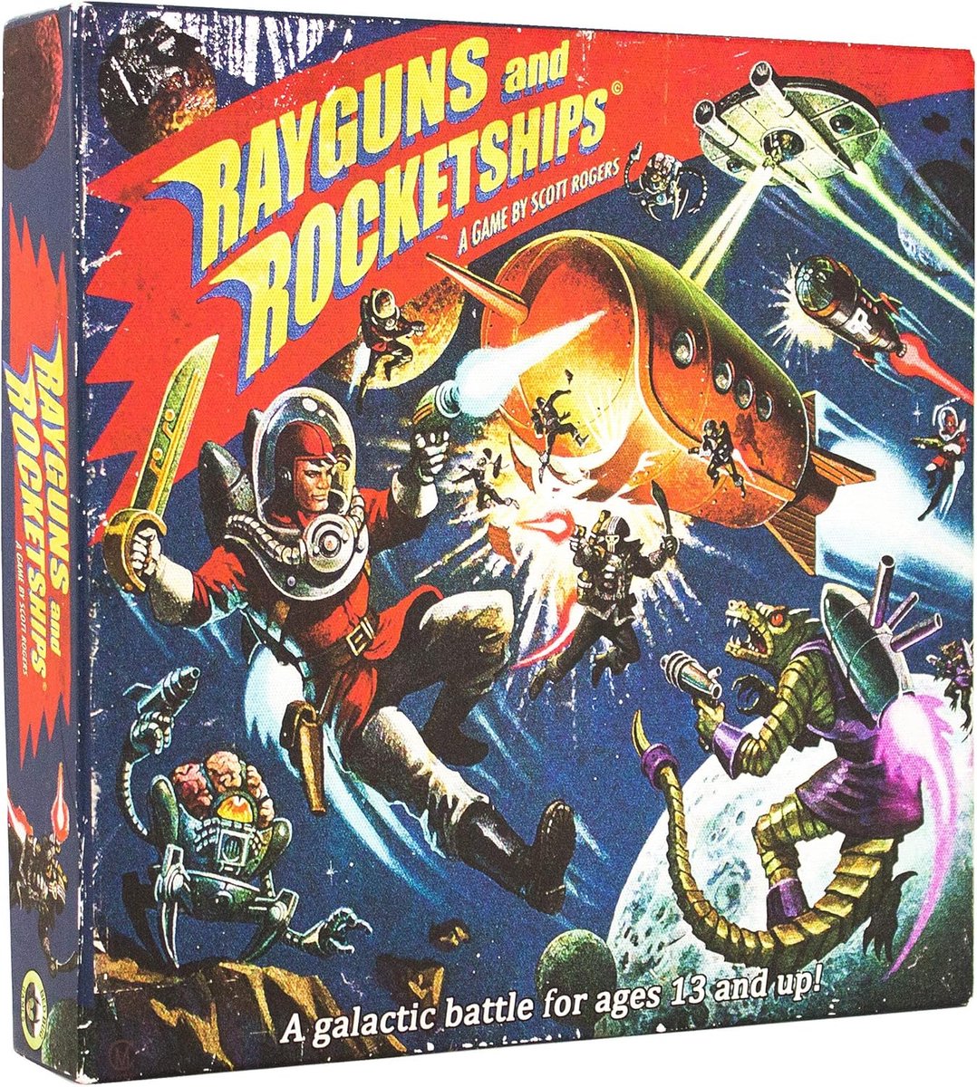 SnelShoppen - Bordspel IDW01080 no Rayguns and Rocketships voor 2-4 spelers, strategisch spel, 90 minuten speelplezier, vanaf 12 jaar, perfect voor fe