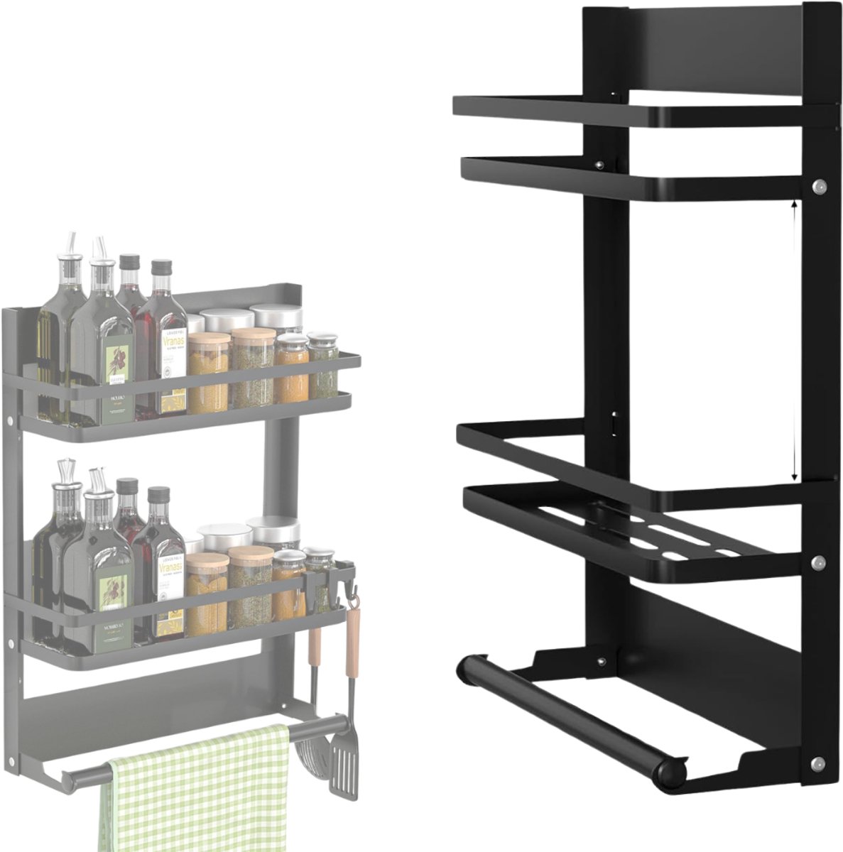 CLGP® Keukenrek Hangend - Wandrek - Organizer - Keukenmodule
