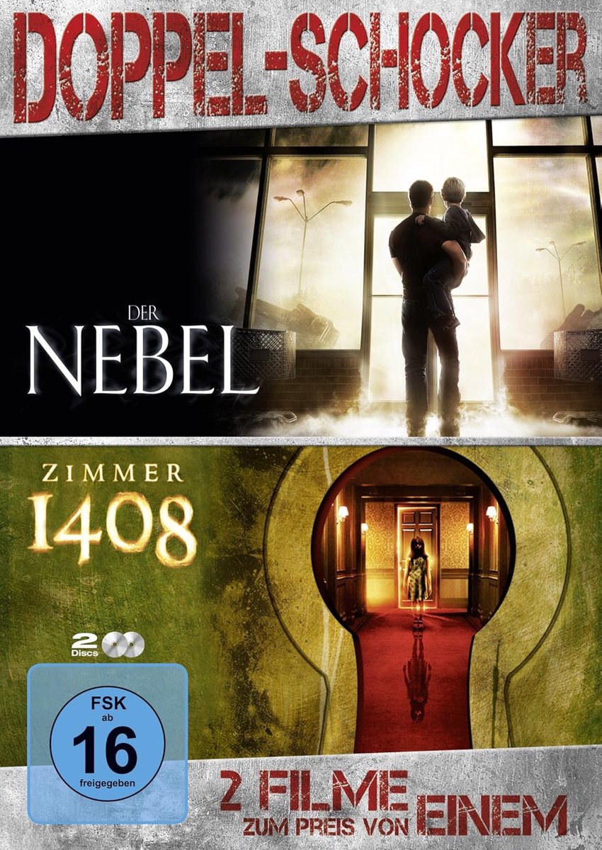 SnelShoppen - Spannende Horrorboeken Bundle: Der Nebel en Zimmer 1408 van Stephen King - Meesterlijke Verhalen, Perfect voor Thrillerliefhebbers