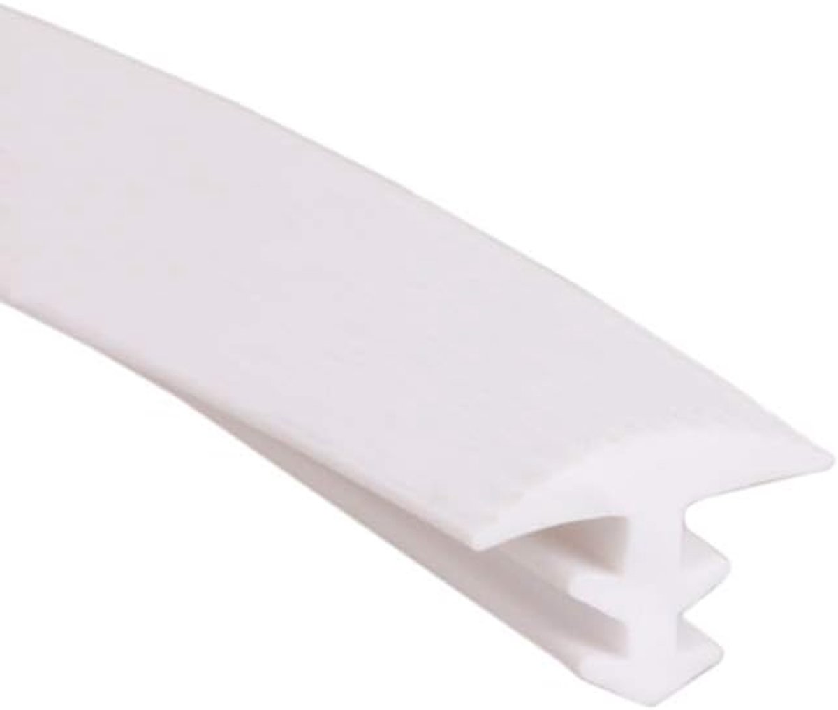Thijox - Deurkozijn Afdichting Tochtuitsluiters Rubber Afdichting 25m - Weerbestendig Wit Silicone PVC - Eenvoudige Montage voor Houten Deuren