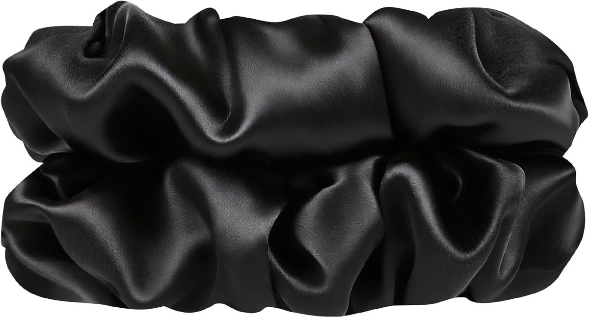 SnelShoppen - Set van 2 Dames Haarbanden van 100% Pure Moerbeiszijde, Zacht en Elastisch voor Fijn en Gekleurd Haar, Versterkte Zomen, Duurzaam, Ideaa