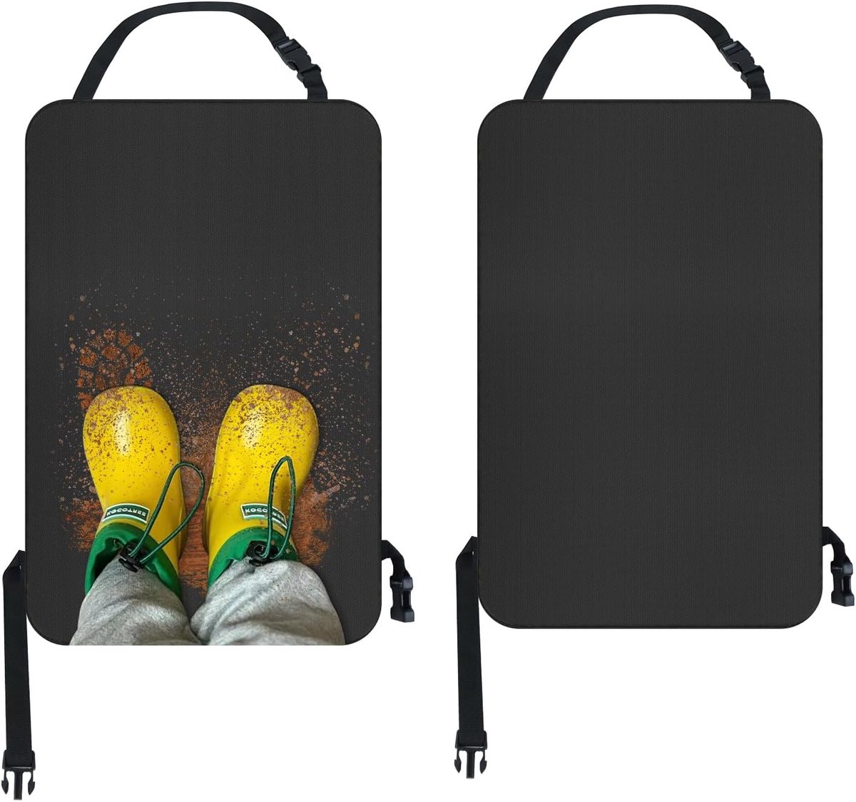 SnelShoppen - Car Seat Protection - Waterdichte Achterbankbeschermer - 2 Stuks - 420D Oxford - Anti-Vuil - Voor Auto's - Ideaal voor Kinderen en Huisd