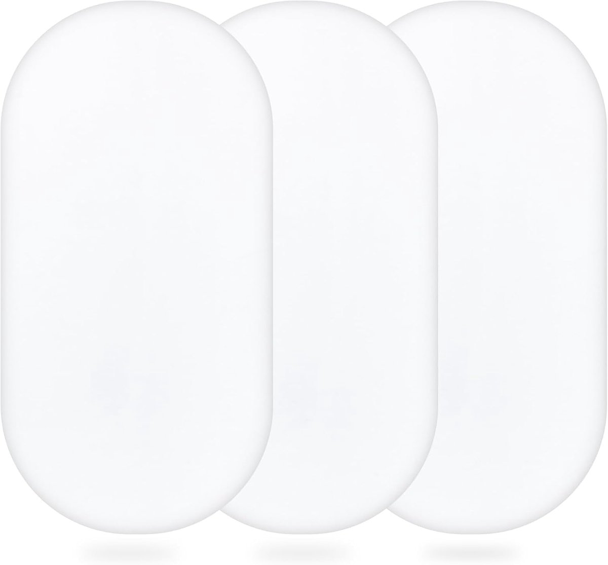 SnelShoppen - Moses Basket Sheets Set van 3, Pram Sheets voor Pasgeborenen, Superzachte en Ademend Crib Sheets, Witte Moses Basket Covers, Hypoallerge