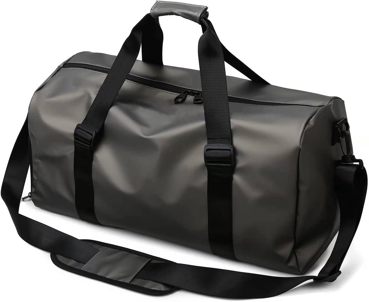 SnelShoppen - Sports Bag voor Mannen en Vrouwen - Reis- en Sporttas met Schoencompartiment, Natvak, Grote Capaciteit, Weekendtas met Schouderband voor