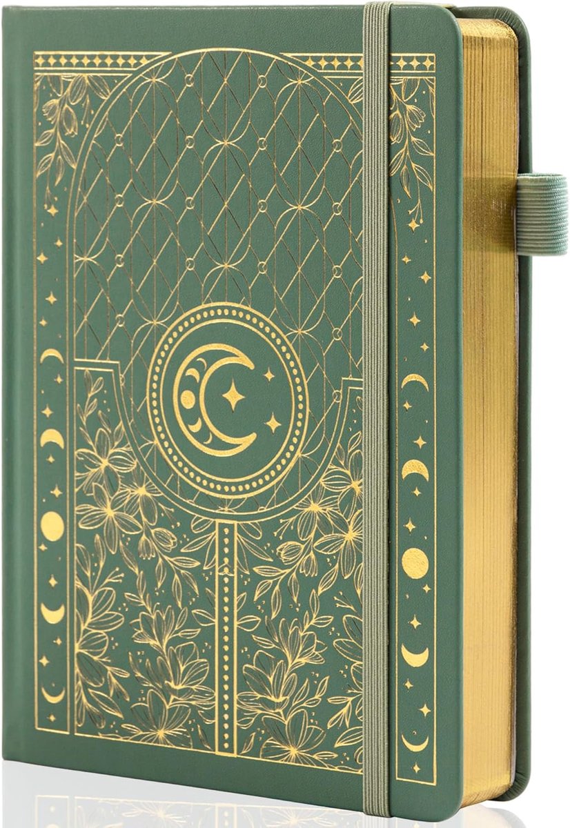 SnelShoppen - Bullet Dotted Journal Notebook A5 - 256 Genummerde Bladen - 160gsm Dikte - Hardcover Dotted Grid Notitieboek voor Schrijven, Tekenen, Bu