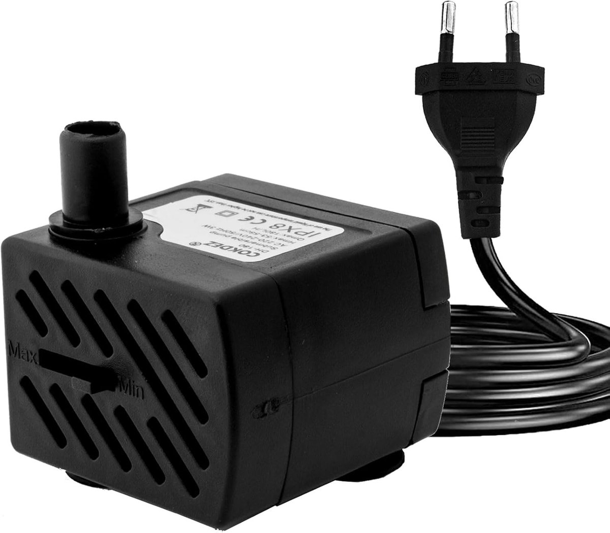 SnelShoppen - 3W Mini Submersible Water Pump - 180 L/h - Stil Aquarium Pomp voor Fonteinen, Vijvers, Hydroponics, Huisdieren, Kleine Watergames