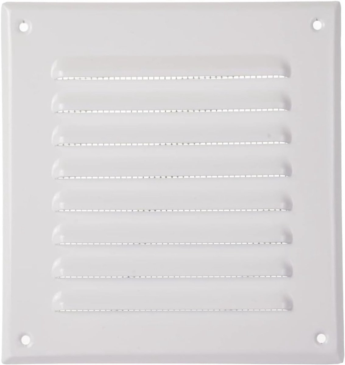 Aluminium ventilatierooster met insectenbescherming, vierkante luchtuitlaat voor HVAC-syst