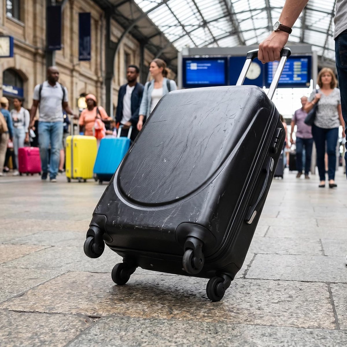 SnelShoppen - 1 Paar Vervangingswielen voor Bagage, A52 Dempende Wielen van Hoogwaardige PP + PET, Duurzaam en Eenvoudig te Installeren, Ideaal voor R