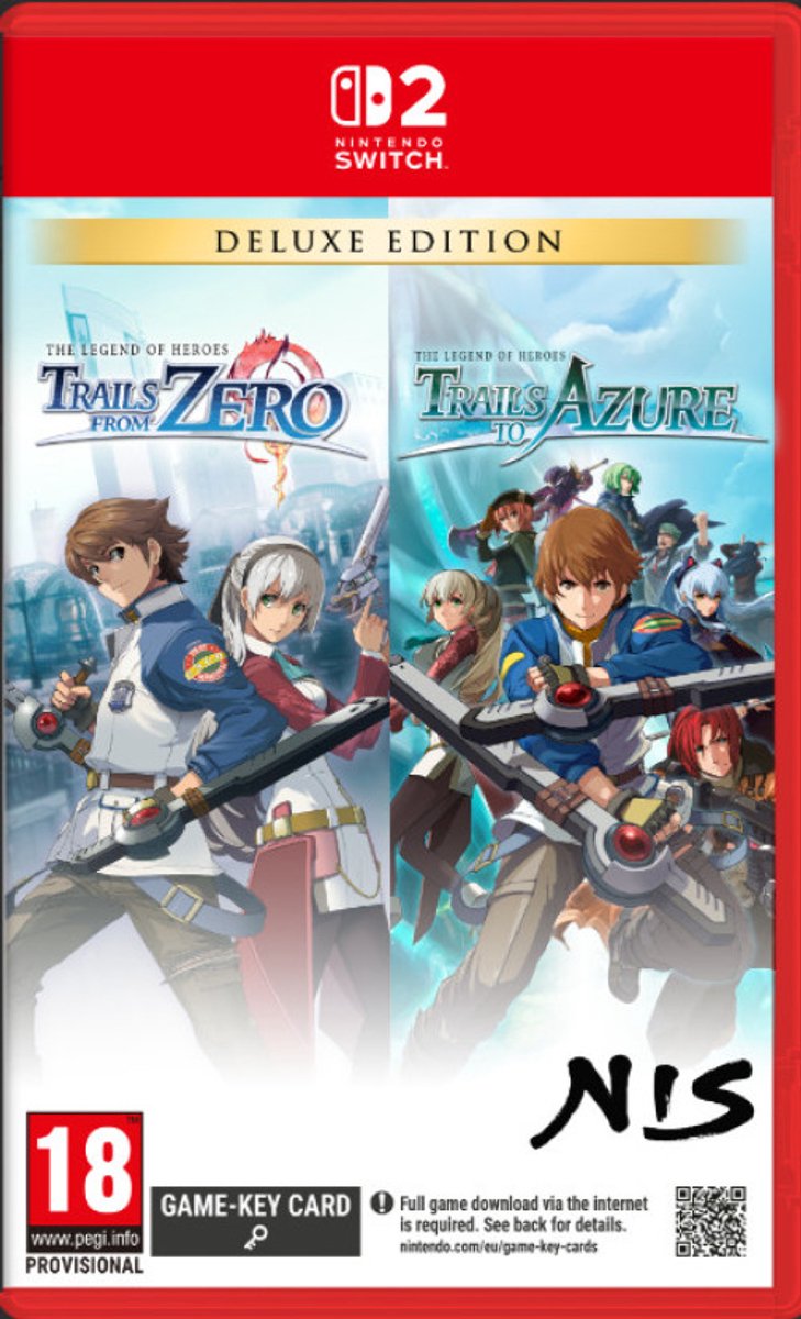 The Legend of Heroes: Trails from Zero + Trails to Azure - Deluxe Edition - Nintendo Switch 2