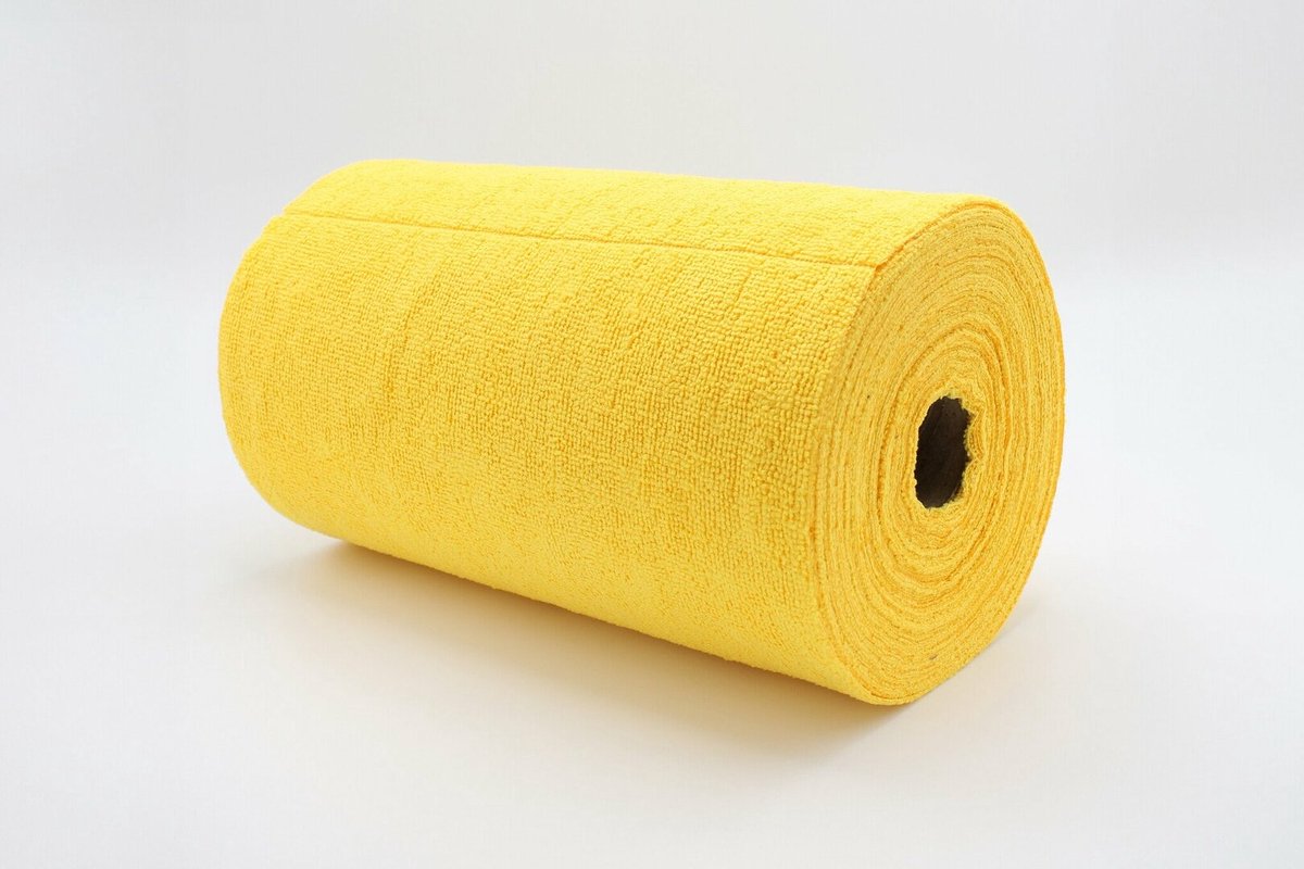 Microvezeldoek Rol ChiaMo.nl Geel 30 x 30 cm (75 stuks)