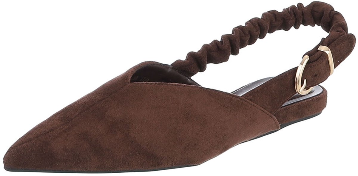 Slingbacks - Spitse neus en gesp - Dames Mt:41