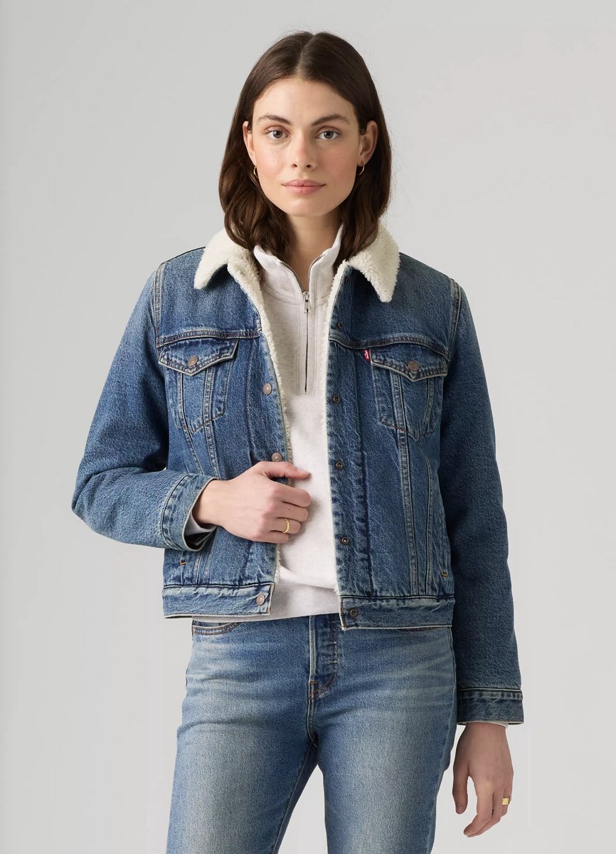 Levi’s Dames jas – Vrouwen Jeans Blauw