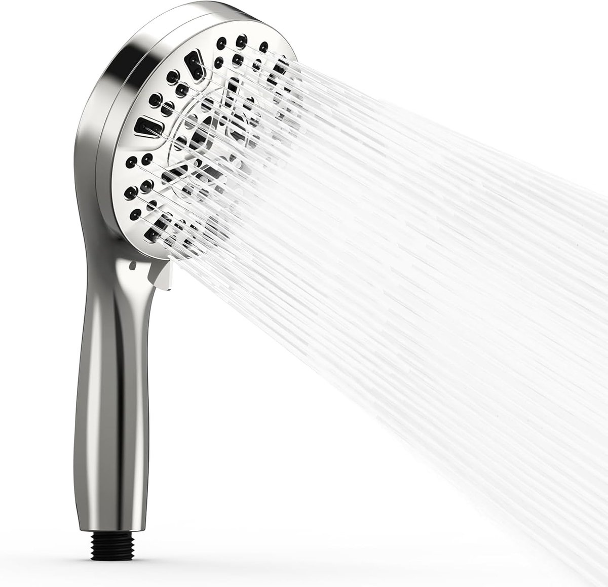 SnelShoppen - Drukverhogende Douchestraal met Filter - Verstelbare Handdouche voor Optimale Waterdruk - Luxe Chroom Afwerking - Ideaal voor Badkamer &