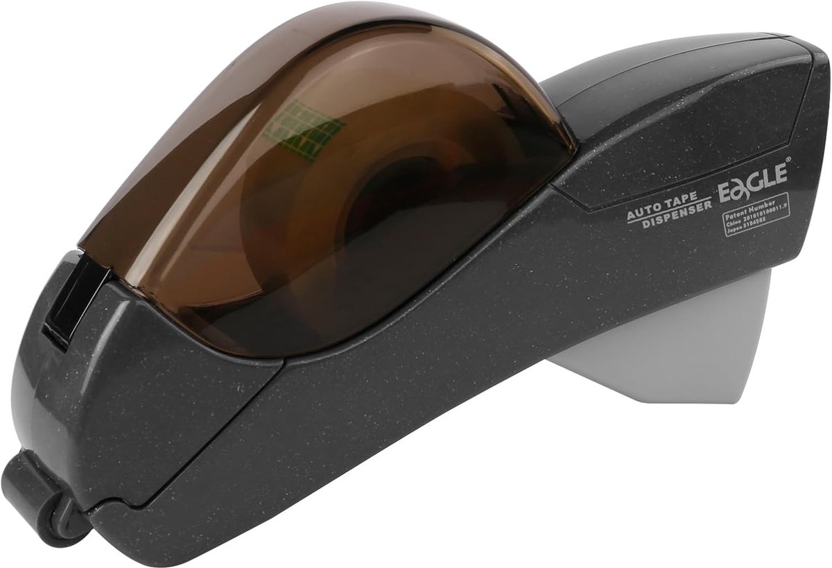 SnelShoppen - Automatische tape dispenser en tape gun, inclusief 1/5cm (12mm) en 3/10cm (19mm) tape, ideaal voor cadeaus, pakketten, fotoalbums en env