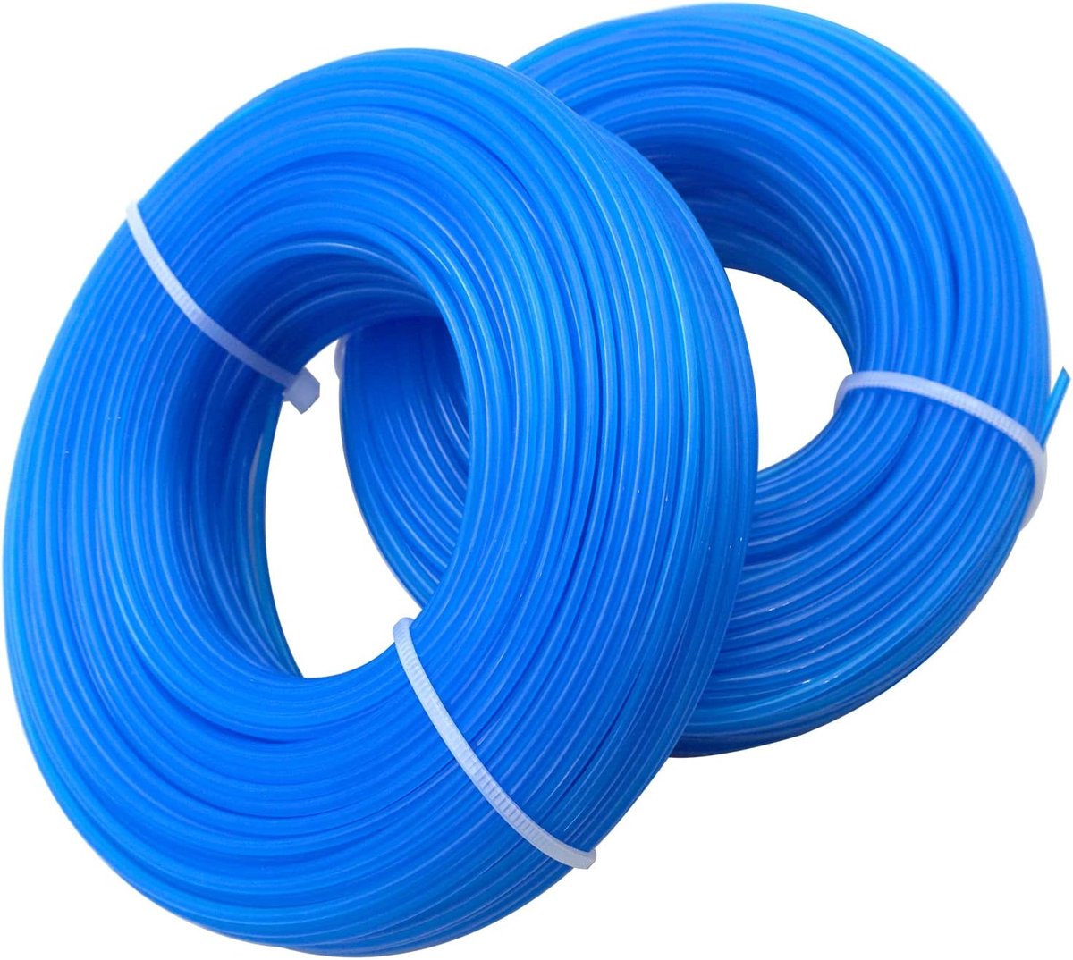 SnelShoppen - Nylon Gras Trimmer Draad 1.6mm 100m - 2x50m Ronde Tuinlijn - Universele Vervanging voor Grasmaaier en Tuingereedschap