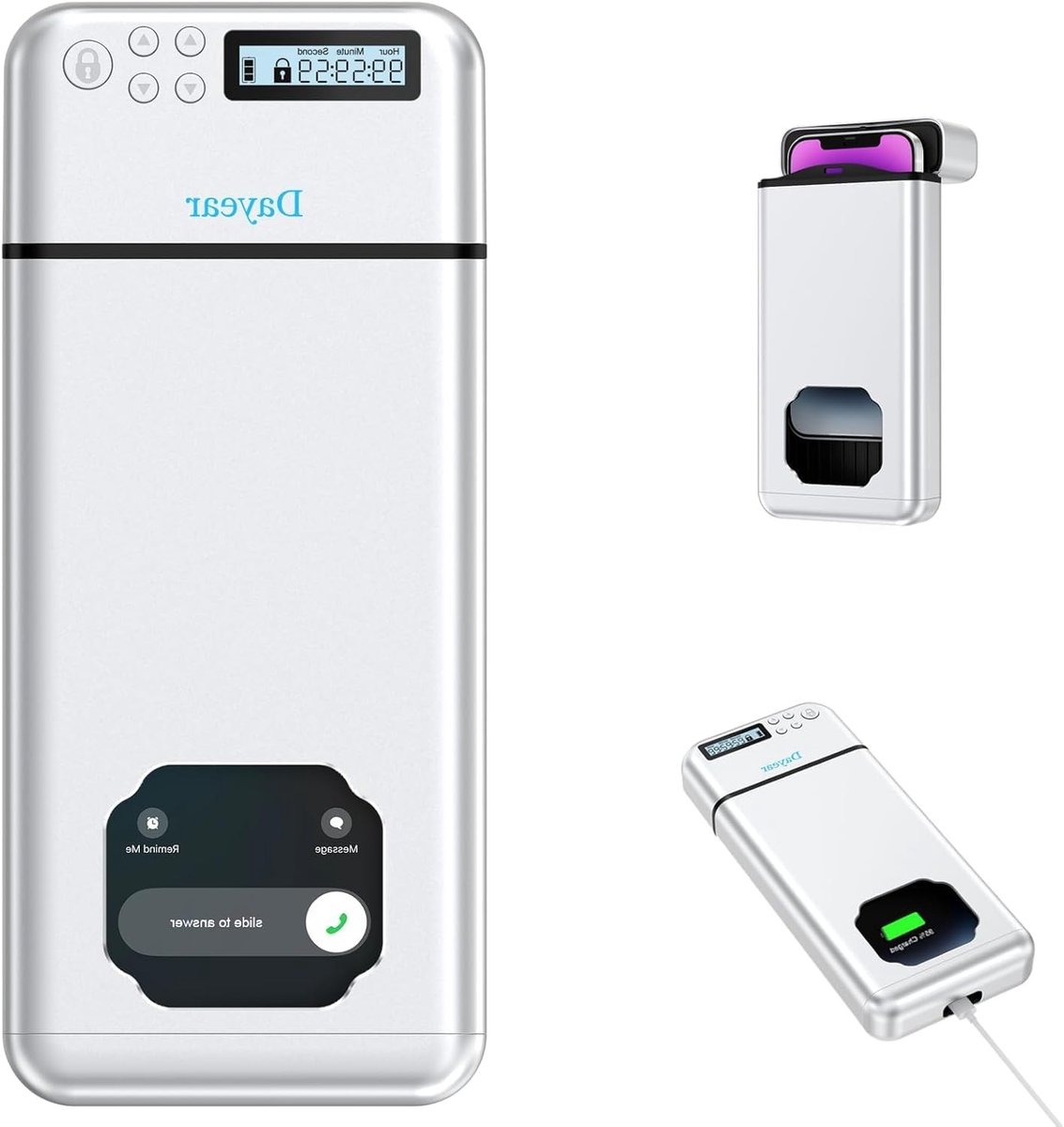 Veilige Telefoon Lockbox met Timer voor iPhone en Android, Ideaal voor Kinderen en Volwassenen om Zelfbeheersing te Verbeteren en Afleiding te Vermijden