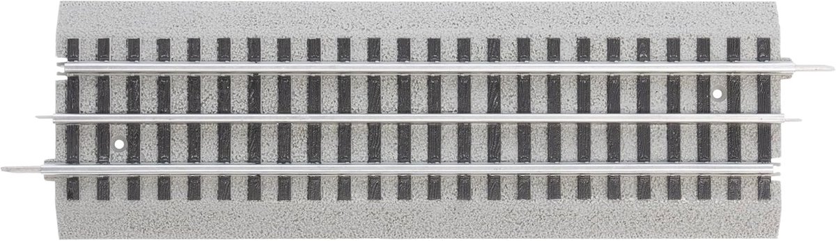 SnelShoppen - Lionel FasTrack Electric O-Meter, 10 Inch Rechte Rails, Set van 4, Flexibel Ontwerp, Klikmechanisme, Voor Modelspoorbaan, Hoogwaardige K