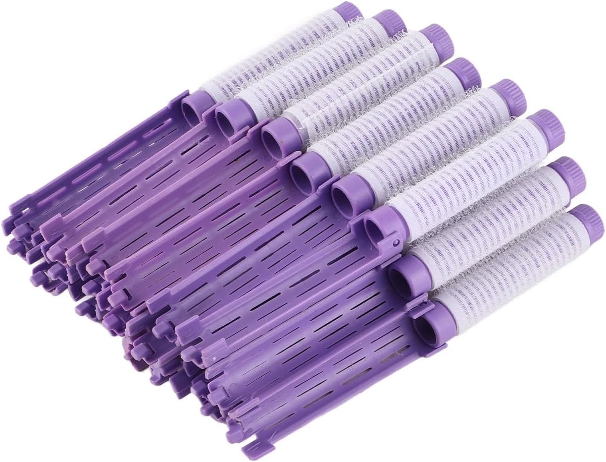 SnelShoppen - Hair Perm Rods 20Pcs - Permanente Haar Rollen, Curlers, Fluffy Hairstyling Tool, Lichtgewicht en Duurzaam Plastic voor Haarverzorging