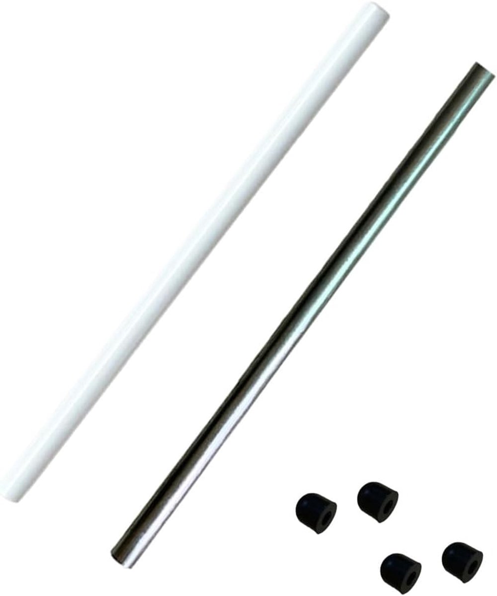 SnelShoppen - 2x Vervangende Impeller As voor Lay-Z-Spa #58113 P4071 - Keramische en Roestvrijstalen Schacht voor Coleman SaluSpa AirJet Modellen