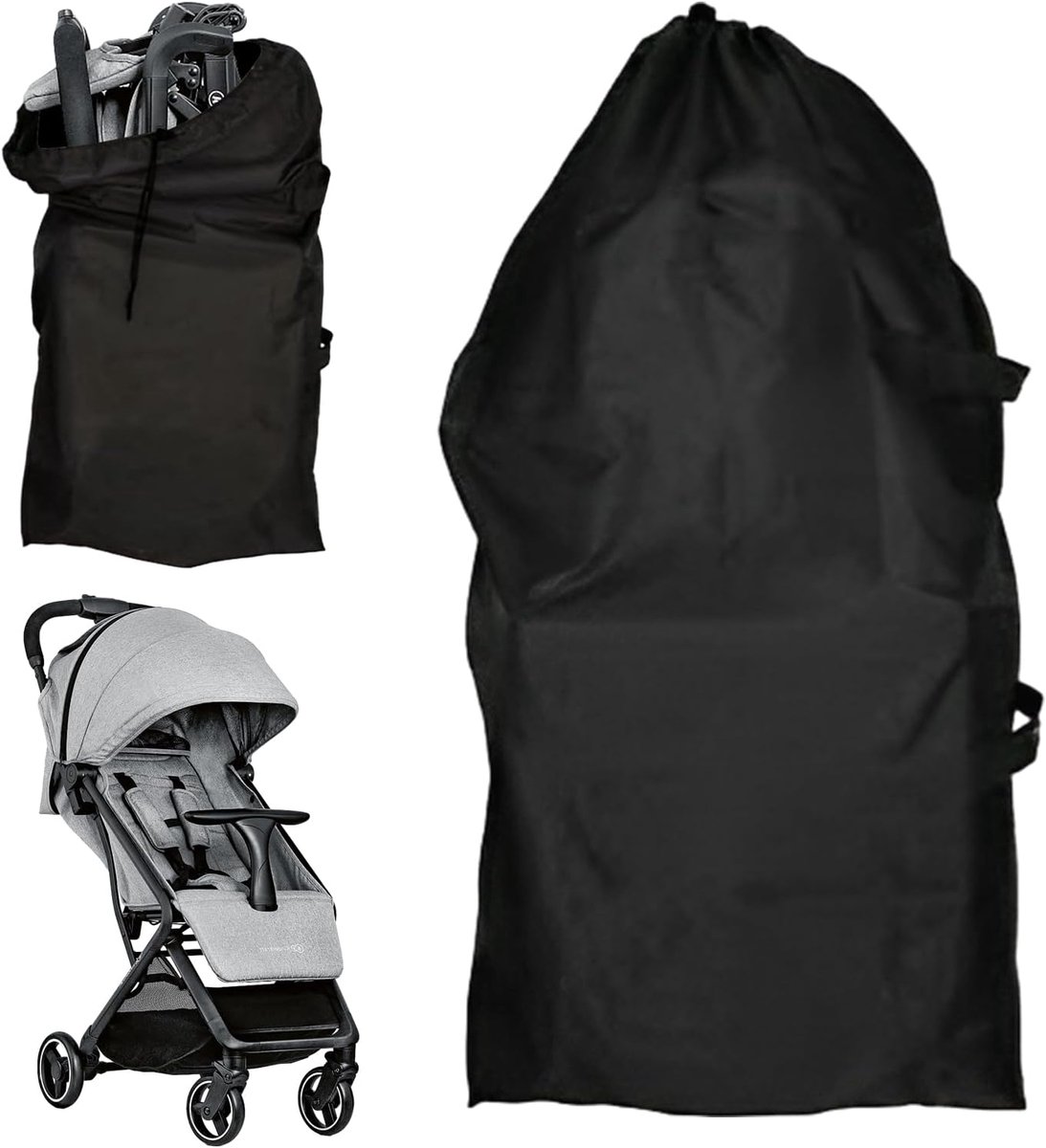 SnelShoppen - Grote Stroller Travel Bag - Universele Waterproof Kinderwagen Tas voor Vliegtuig - Ideaal voor Reizen met Baby en Peuter