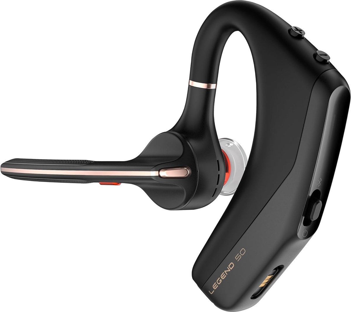 SnelShoppen - Bluetooth Headset met Geluidsonderdrukking - Ergonomisch Ontwerp - Lichtgewicht - Voor Mobiele Telefoon en Tablet - Ideaal voor Thuiswer