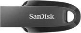 SanDisk Ultra Curve - USB Stick - 128GB - USB3.2/3.0 - Type-A - 100 MB/s - Zwart
