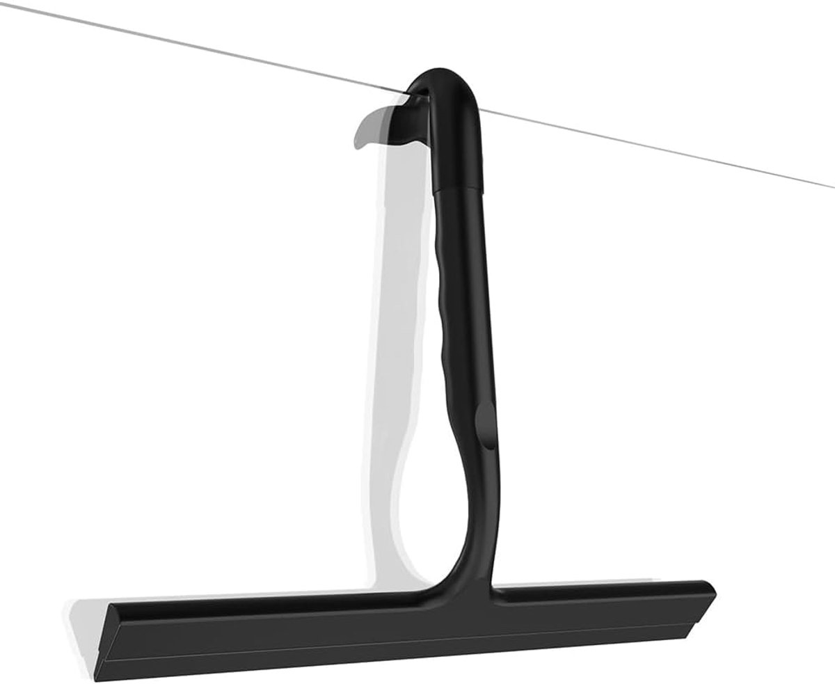 SnelShoppen - Douchewisser 10 inch Siliconen Trekker 25 cm - Eendelig, Streepvrij, Glastrekker voor Badkamer, Tegels, Ramen en Douchewanden - Ideaal v