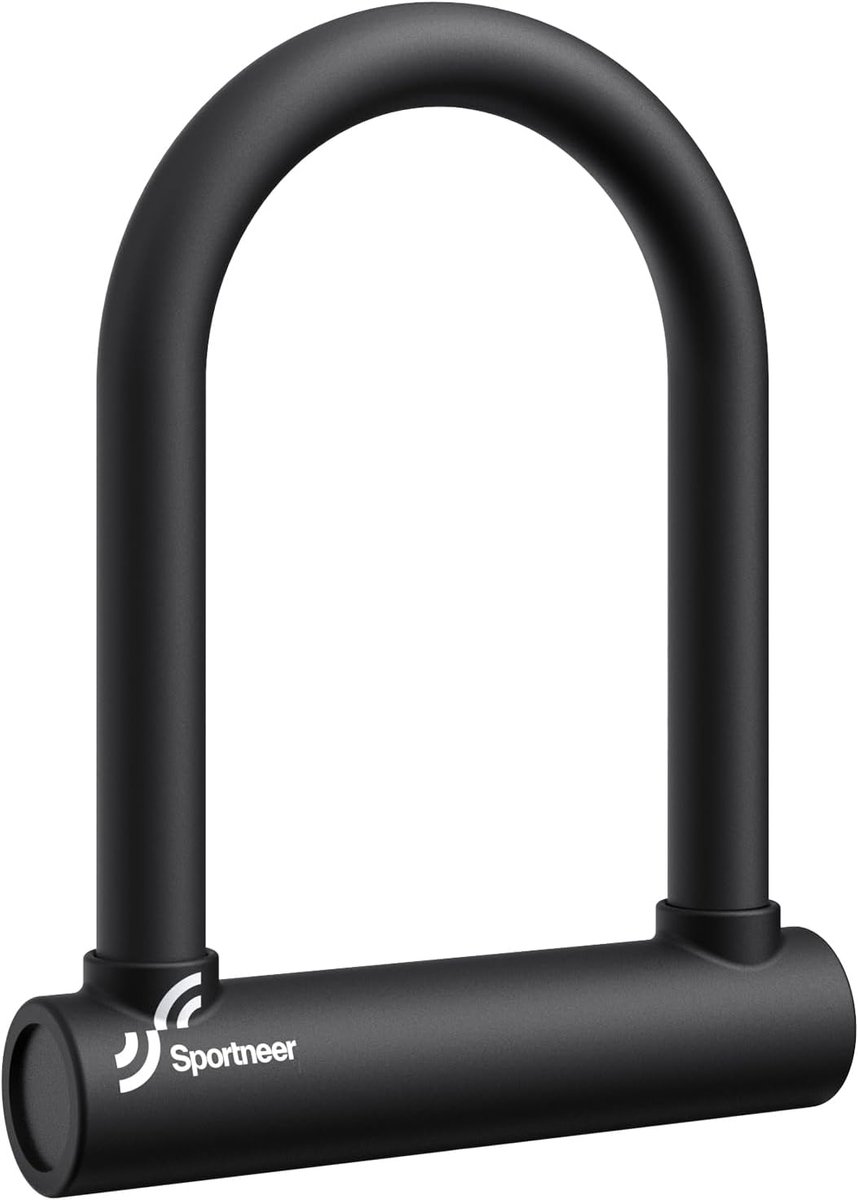 SnelShoppen - U-slot Fietsvergrendeling 18 mm - Zware Duurzame Beugel met Stevige Houder en Sleutel - Anti-Diefstal Beveiliging voor Racefiets, E-bike