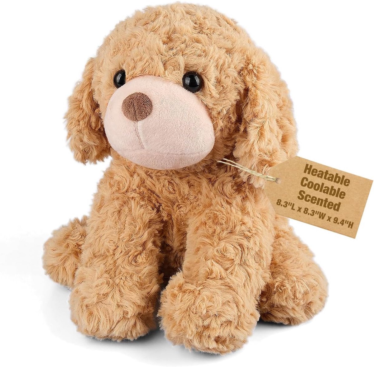 SnelShoppen - Heatable en Koelbare Knuffeldier voor Honden - Comfortabel Pluche Speelgoed voor Pijnverlichting bij Menstruatie, Spierpijn en Angst, Pe
