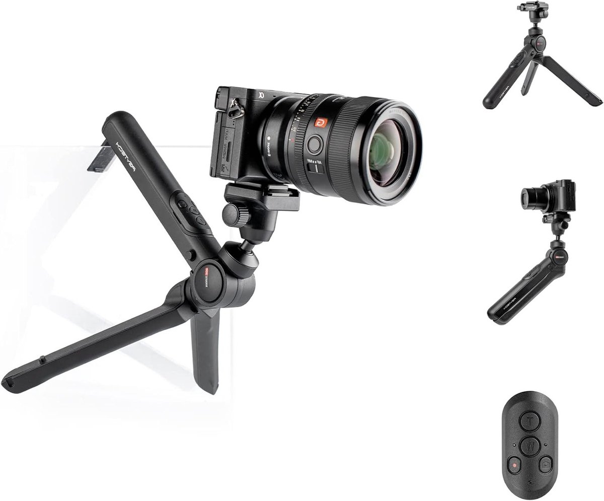 Mini Camera en Mobiele Telefoon Vlogging Tripod met Bluetooth | 6 Modi Flexibele DSLR Pocket Stand voor Reizen | Video Vlog Desktop Shooting en Selfie Mount met Afstandsbediening