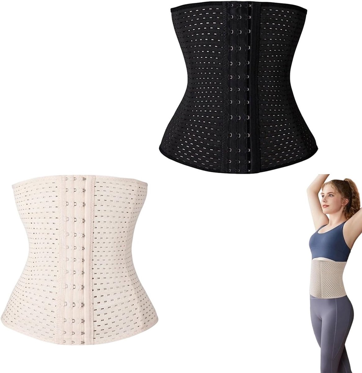 Verstelbare Taille Trainer en Buikcontrole Band voor Vrouwen - Slanker Lichaam, Heupen en Buik met Comfortabele Corset Shaping