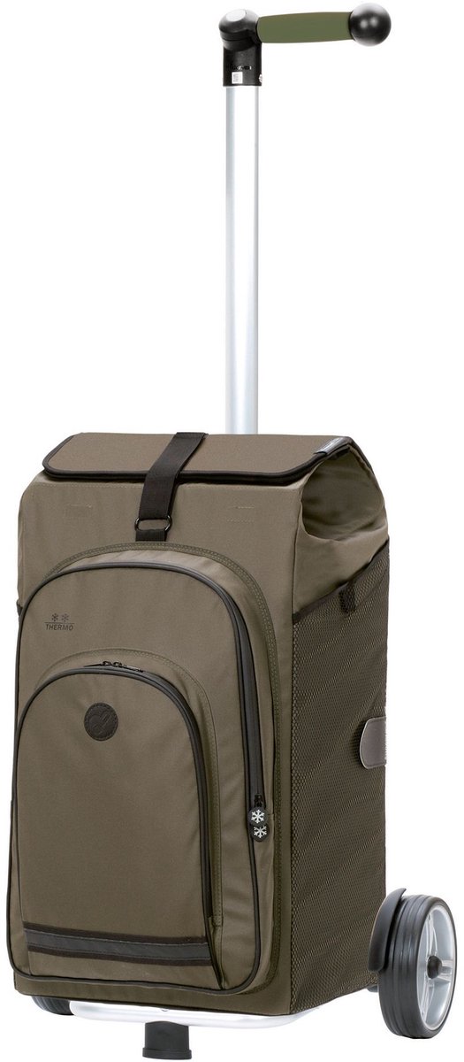Andersen Shopper Unus Shopper Hydro 2.0 winkelwagen 67 cm - 52 L - olive