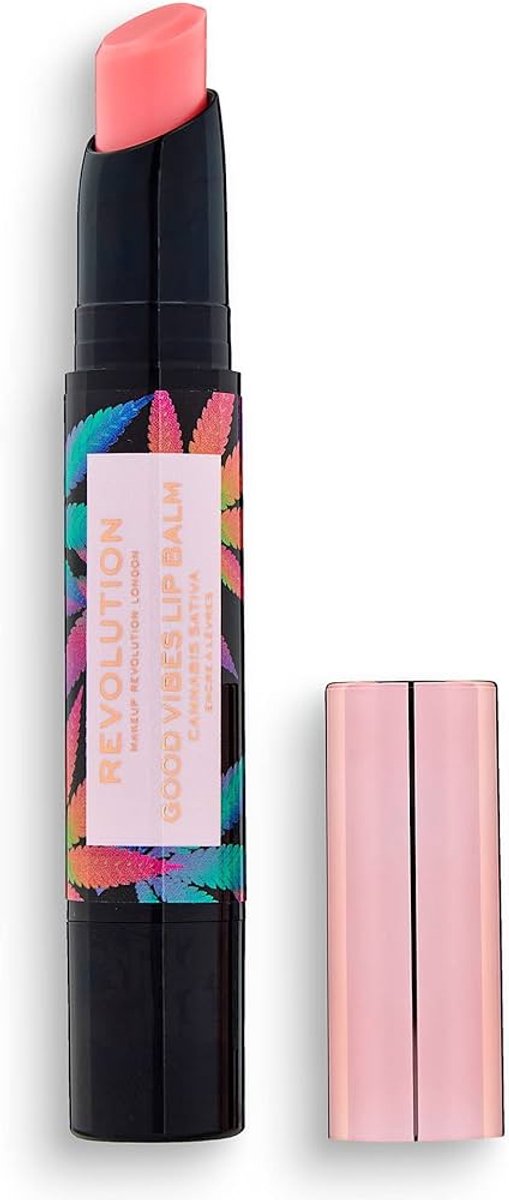 Makeup Revolution - Good Vibes Lip Balm With Cannabis Sativa - Energy - Lippenbalsem - VEGAN - 2,2 g