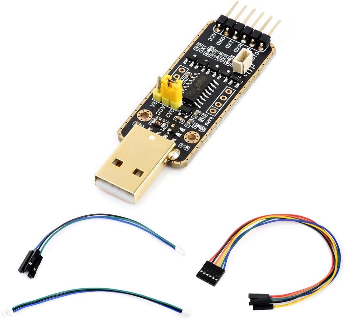 UART Debugger Serial Module voor Raspberry Pi 5 - Communicatie Debugging, USB Type-A Connector, Ondersteunt Windows, Linux en Mac