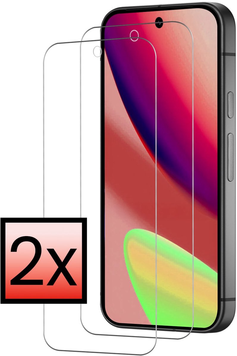 Screenprotector - 2 Stuks - Geschikt voor Google Pixel 11 - Extra Sterk - Beschermglas - Gehard Glas - Tempered Glass - Screen Protector - Bescherm Cover