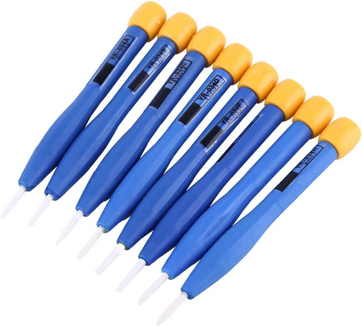 SnelShoppen - 8-delige Schroevendraaierset - Professionele Antistatische Handgereedschap - Keramisch, Non-magnetisch, Voor Hoge Frequenties, Voor Indu