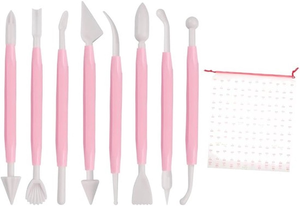 Koekjessnijders 8 Stuks - Taartdecoratie Gereedschap - Suikerdecoratie - Fondant Gereedschap - Duurzaam Plastic - Lichtgewicht en Veelzijdig
