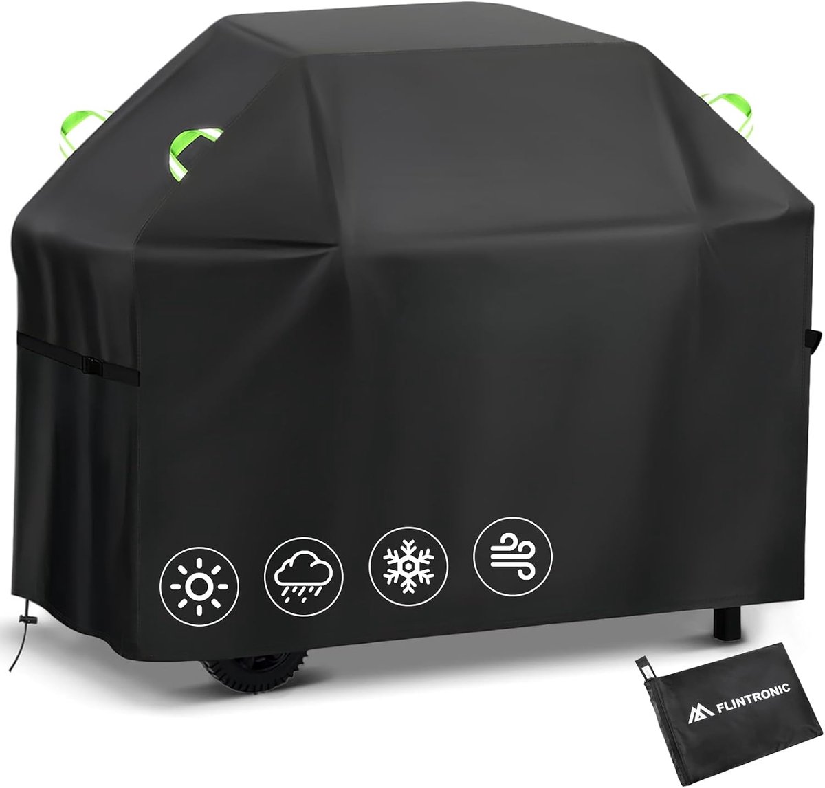 SnelShoppen - BBQ Covers 145x61x117 cm, 210D Waterdicht, Windproof en UV Bestendig, Bescherming voor Gas Grill, Tuin BBQ Bescherming, Scheurvast en Bu