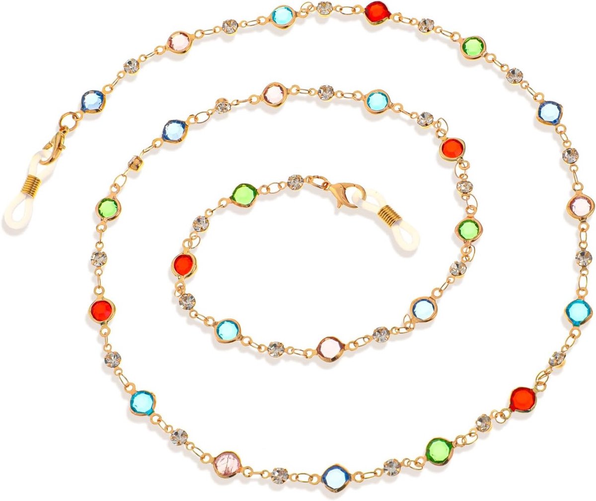 Moderne brillenketting voor dames met parels - stijlvolle brilhouder, brilband en eyeglass ketting voor zonnebrillen en leesbrillen
